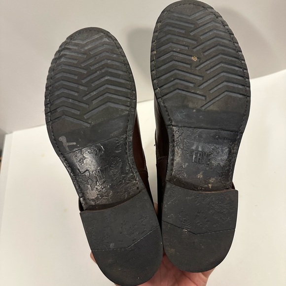 Frye Women's Veronica Flex Short Moto Boots Leather - Round Toe Size 10 - Picture 8 of 12